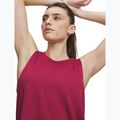 Női edző póló Under Armour Tech Tank Solid claret/ox blood 3