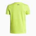 Gyermek póló Under Armour Sportstyle Left Chest green citrine/black 2