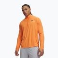 Férfi pulóver Under Armour Tech Textured 1/2 Zip LS outrageous orange/black