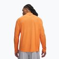 Férfi pulóver Under Armour Tech Textured 1/2 Zip LS outrageous orange/black 2