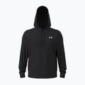 Férfi pulóver Under Armour Flex Fleece Hoodie ultimate black/white