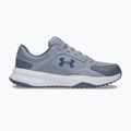Férfi edzőcipők Under Armour Edge Leather gravel/blue fog/blackout navy