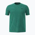 Férfi edző póló Under Armour Vanish Seamless Novelty SS Geode Green/Ultimate Black