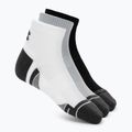 Zokni Under Armour Perf Tech Qtr 3 pack mod gray/white/jet gray