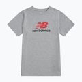 Gyerek póló New Balance Jersey Stacked Logo Tee athletic grey heather 6
