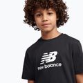 Gyerek szett New Balance Stacked Logo Tee & FT Short nb caviar 5