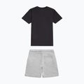 Gyerek szett New Balance Stacked Logo Tee & FT Short nb caviar 9