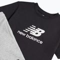 Gyerek szett New Balance Stacked Logo Tee & FT Short nb caviar 10