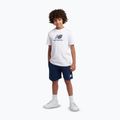 Gyerek szett New Balance Stacked Logo Tee & FT Short nb bright white