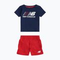 Gyerek szett New Balance Contrast Athletic Tee & Nylon Short nb navy