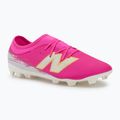 Gyerek focicipő New Balance Furon Team V8 FG pink heat/sea salt/gold metallic