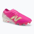 Futballcipő New Balance Furon Elite V8 SG pink heat/sea salt/gold metallic