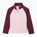 Gyerek polár pulóver Columbia Glacial Fleece satin pink/rich wine