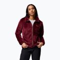 Női polárdzseki Columbia Fire Side II Sherpa Full Zip rich wine