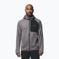Férfi kapucnis polárdzseki Columbia Triple Canyon Grid Fleece Hooded Full Zip II City Grey/Black