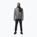 Férfi kapucnis polárdzseki Columbia Triple Canyon Grid Fleece Hooded Full Zip II City Grey/Black 2