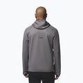 Férfi kapucnis polárdzseki Columbia Triple Canyon Grid Fleece Hooded Full Zip II City Grey/Black 3