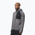 Férfi kapucnis polárdzseki Columbia Triple Canyon Grid Fleece Hooded Full Zip II City Grey/Black 4