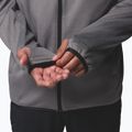 Férfi kapucnis polárdzseki Columbia Triple Canyon Grid Fleece Hooded Full Zip II City Grey/Black 9