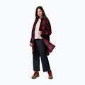 Női ing Columbia Wildbest Venture Long Fleece Coat mountain red blurred ombre 2