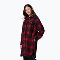 Női ing Columbia Wildbest Venture Long Fleece Coat mountain red blurred ombre 4