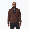 Férfi pulóver Columbia Sequoia Grove Half Zip Fleece tobacco/black