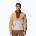 Férfi polár pulóver Columbia Sequoia Grove Half Zip Fleece canoe/dark stone/tobacco