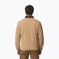 Férfi polár pulóver Columbia Sequoia Grove Half Zip Fleece canoe/dark stone/tobacco 3