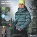 Női pehelydzseki Columbia Amaze Puff Hooded everblue high shine 12