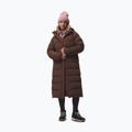 Női pehelykabát Columbia Amaze Puff Long Hooded tobacco