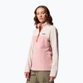 Női pulóver Columbia Benton Springs 1/2 Snap eraser pink/dark stone/tuscan 4