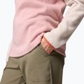 Női pulóver Columbia Benton Springs 1/2 Snap eraser pink/dark stone/tuscan 6