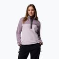 Női pulóver Columbia Benton Springs 1/2 Snap lavender pearl/shale purple/shark