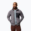 Férfi polár pulóver Columbia Fast Trek Overlay Full Zip city grey/black 5
