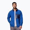 Férfi polár pulóver Columbia Fast Trek Overlay Full Zip mt blue/coll navy 5