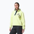 Női polárpulóver Columbia Helvetia II Cropped Half Snap Fleece Citron Haze/Black/Compass Blue