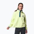 Női polárpulóver Columbia Helvetia II Cropped Half Snap Fleece Citron Haze/Black/Compass Blue 5