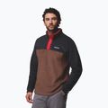 Férfi pulóver Columbia Steens Mountain Half Snap II tobacco/black/mountain red 4