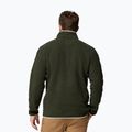 Férfi polár pulóver Columbia Helvetia II Half Snap Fleece greenspace 3