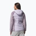 Női bélelt dzseki Columbia Powder Lite II Sherpa Hybrid shale purple/lavender pearl 3