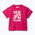 Gyerek póló Columbia Mission Lake II SS Graphic guava pink/floral frenzy
