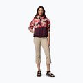 Női szélálló dzseki Columbia Spire Valley Printed Windbreaker washed red ikatbloom print/moonvista 2