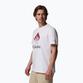 Férfi póló Columbia CSC Seasonal Graphic white/heavenly stacked gem 4