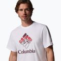 Férfi póló Columbia CSC Seasonal Graphic white/heavenly stacked gem 5