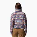 Női polár pulóver Columbia Helvetia II Printed Cropped Half Snap sea salt/retrotee 3