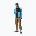 Férfi túrafelső Columbia Triple Canyon Grid Fleece Full Zip II compass blue heather/black 2