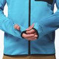 Férfi túrafelső Columbia Triple Canyon Grid Fleece Full Zip II compass blue heather/black 9