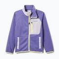 Gyerek polár pulóver Columbia Fast Trek V Full Zip stormwatch/lavender pearl