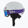 Gyerek sísisak Salomon Player Combo + Síszemüveg XV Jr ice flow/ice flow mid blue 3