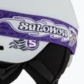 Gyerek sísisak Salomon Player Combo + Síszemüveg XV Jr ice flow/ice flow mid blue 7